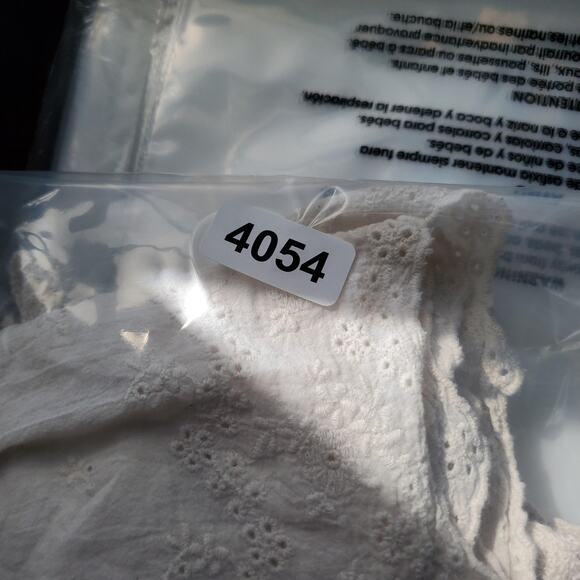 Altar'd State Shirt Womens Large Crochet Embroidered Peplum Tank Cami MCW9384 - Picture 8 of 8